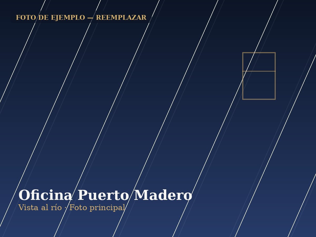 Oficina corporativa en Puerto Madero